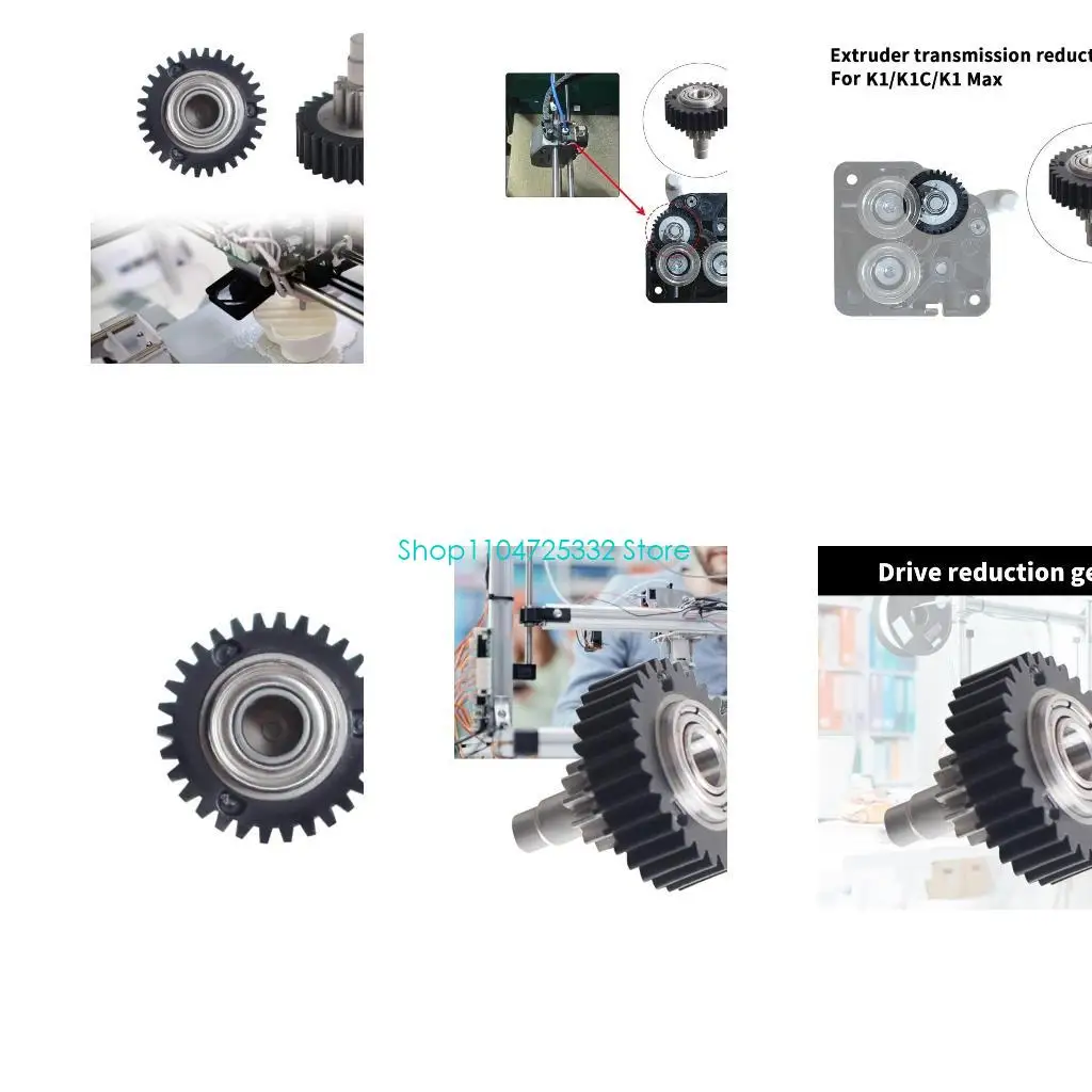 

P5EA 3D Printing Integrated Extruder Gear Coating Gear Replacement For K1 K1C 3D Printers Extruder Gear Accessories