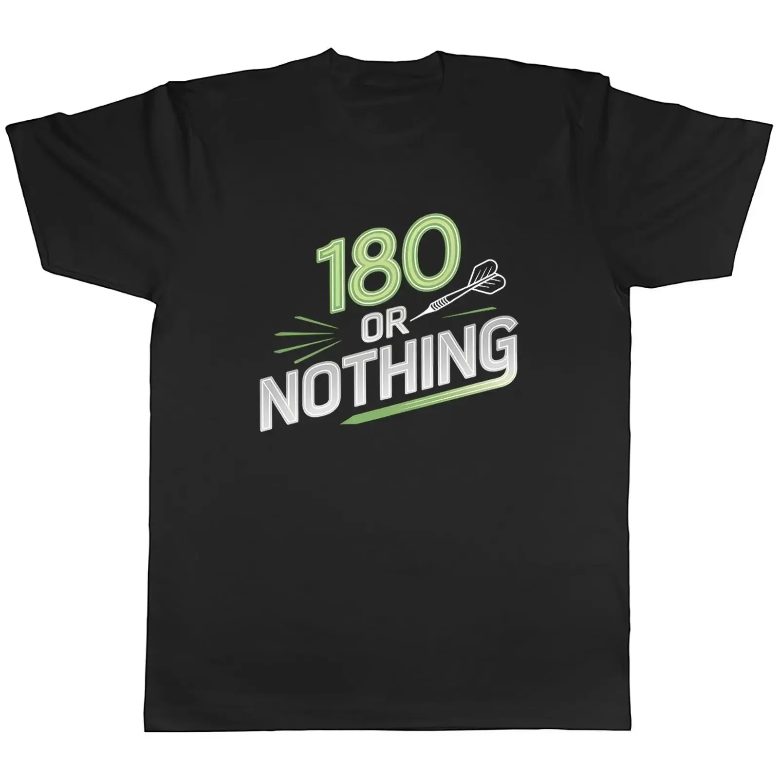 Darts Player 180 or Nothing Herren T Shirt Geschenk Oberteil vintage Washed homme Breathable designer clothes Unisex
