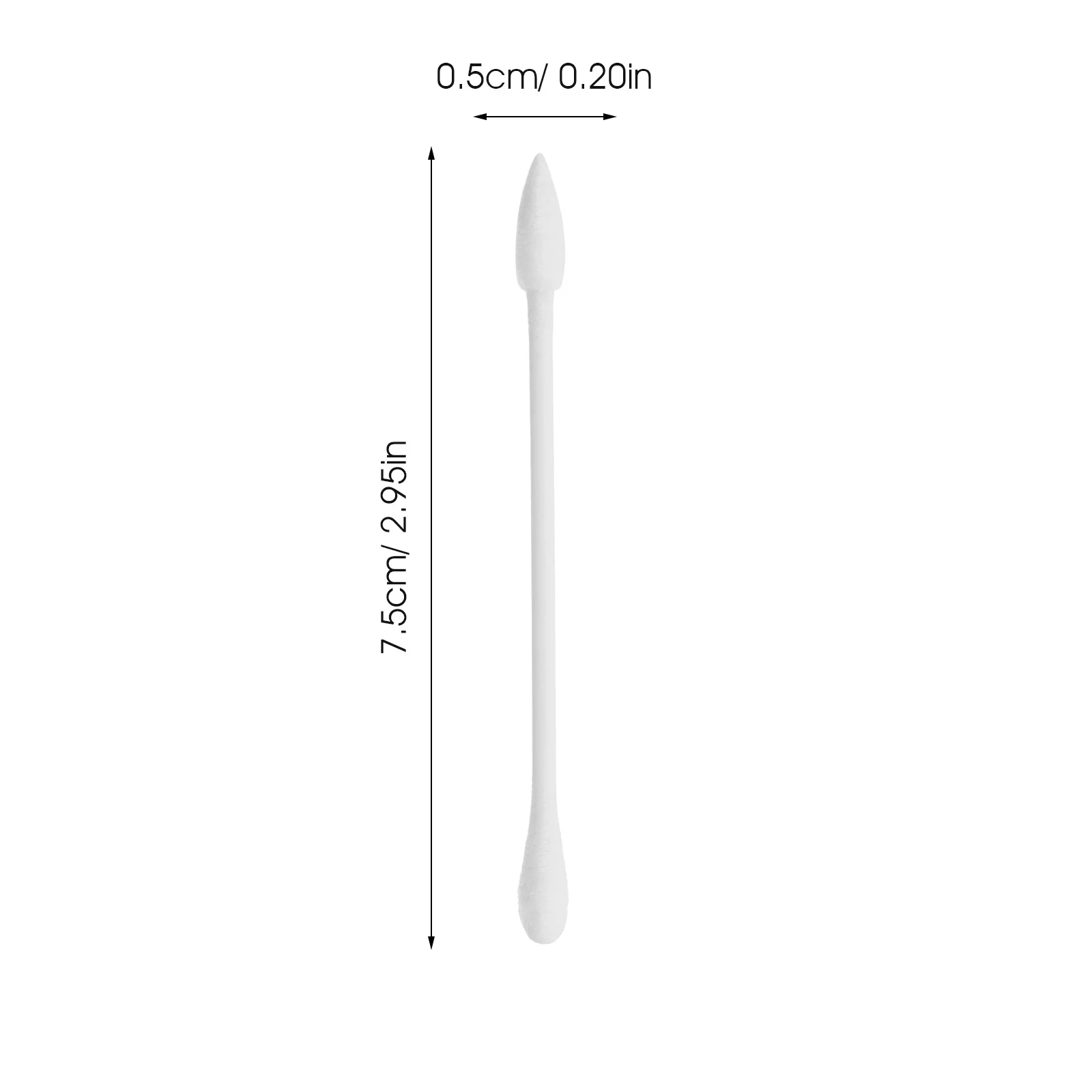 30 قطعة مسحات قطنية للمكياج نصائح مزدوجة أداة إزالة شمع الأذن آمنة ومريحة للاستخدام العائلي أعواد الفم القابل للتصرف في الحزم