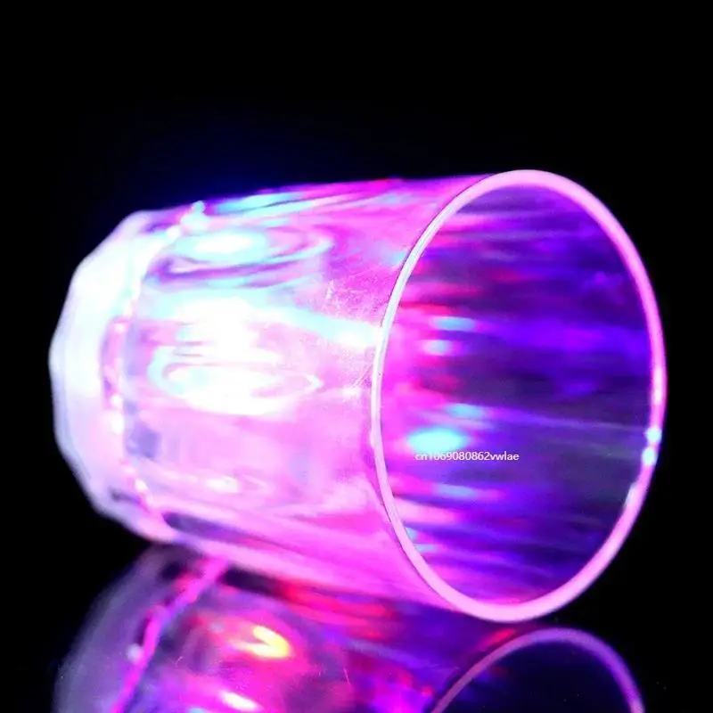 LED Automatic Flashing Cup Sensor Light Up Mug Wine Beer Whisky Shot Drink for Glow Christmas Party Bar Club Birthday Drinkware