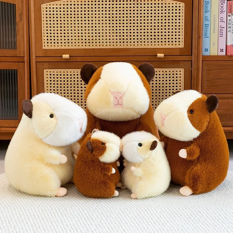 Cute Capybara Plush Toy Net Red Guinea Pig Stuffed Doll Soft Hug Pillow Cartoon Capybara Plushies Home Decor Kids Gift