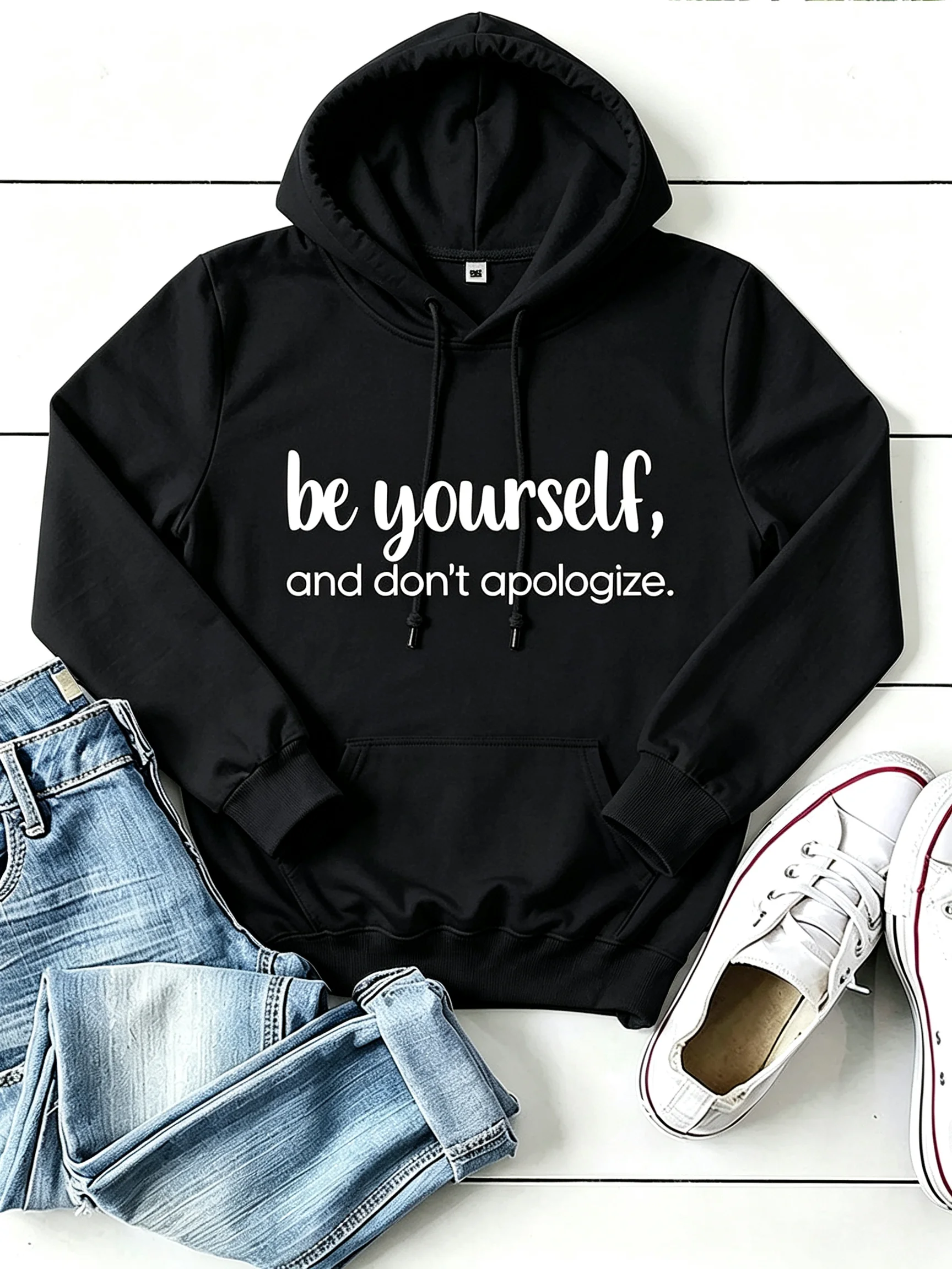 The comfortable lady's loose long-sleeved hooded sweatshirt streetwear women sweatshirt clothes hoodie hoodies women