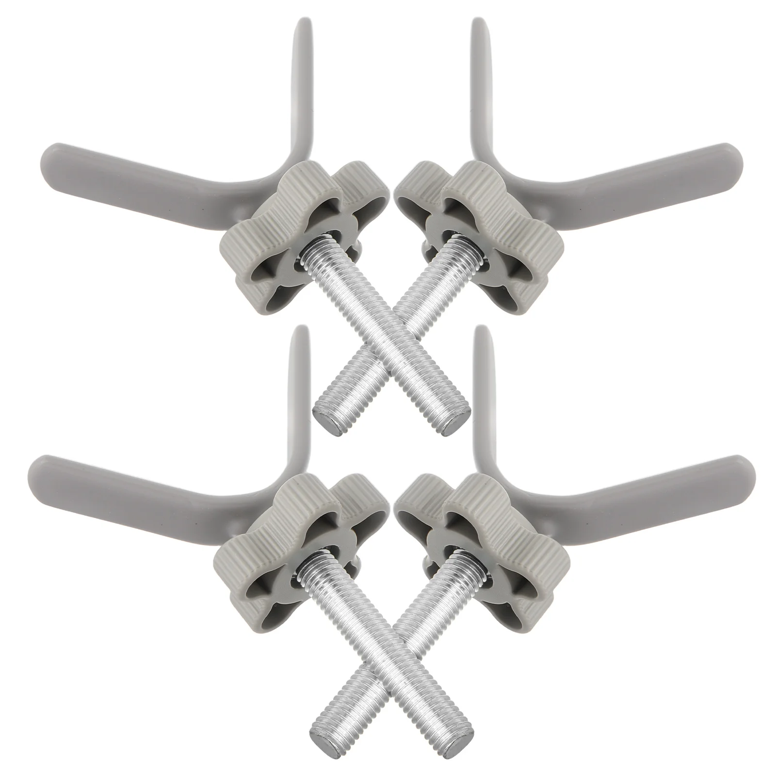 4 pezzi accessori per cancelli di sicurezza per bambini durevoli bulloni dado di tipo Y per kit hardware per cancelli in legno regolabili per recinzione porta scale