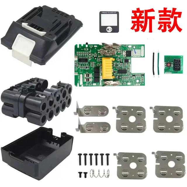 BL1830 obudowa baterii dla Makita 18V DIY 3.0Ah 6.0Ah 1860 1850 obudowa z BMS płytka drukowana ochrona ładowania Digital BL1840