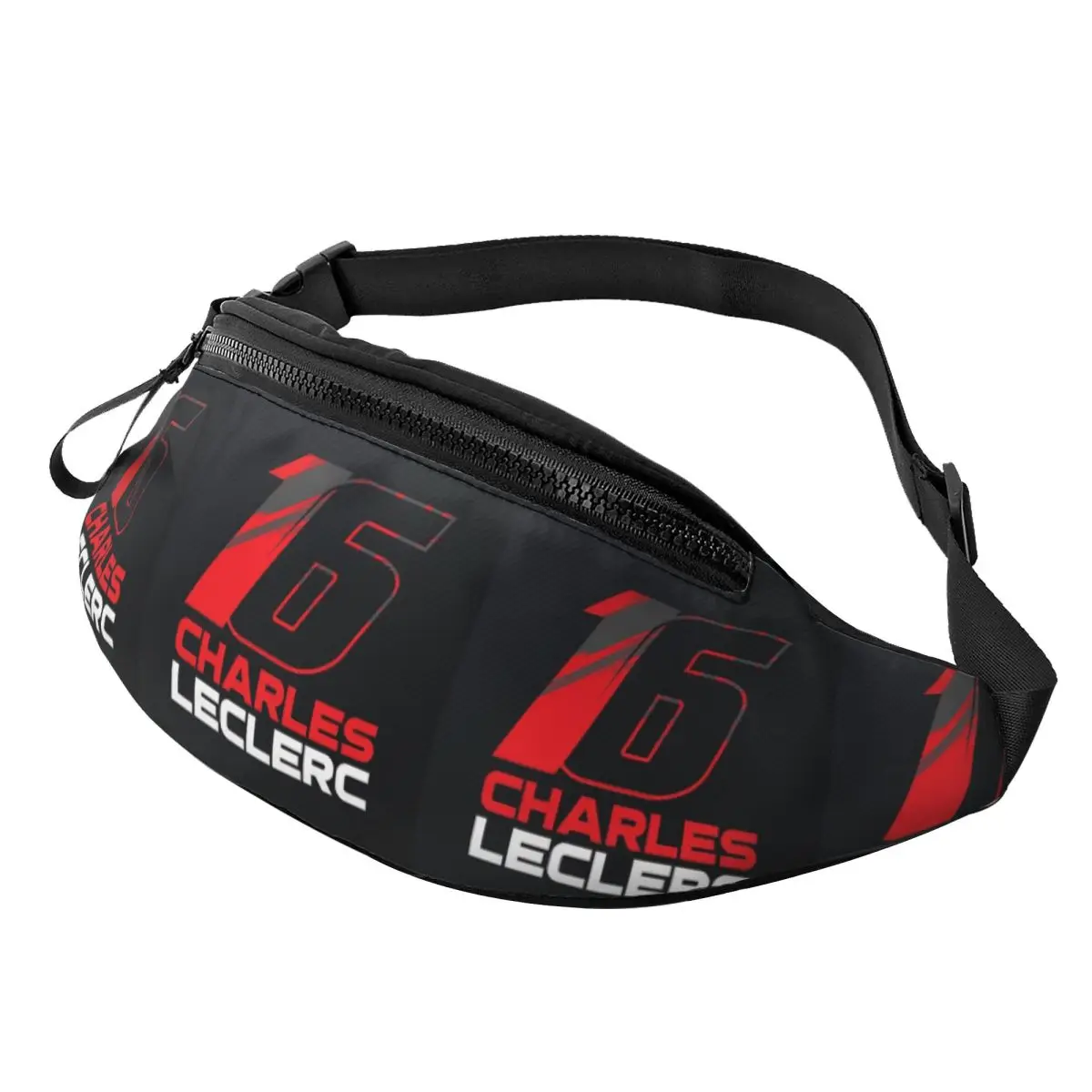 

Charles Leclerc 16 V3 Waist Bag for Women Men Crossbody Fanny Pack Running Phone Money Pouch