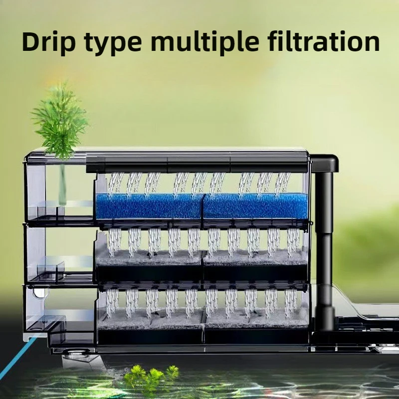 

Внешний фильтр для аквариума с капельным потоком, водяной насос, верхний фильтр для аквариума, аксессуары для циркуляционной кислородной фильтрации