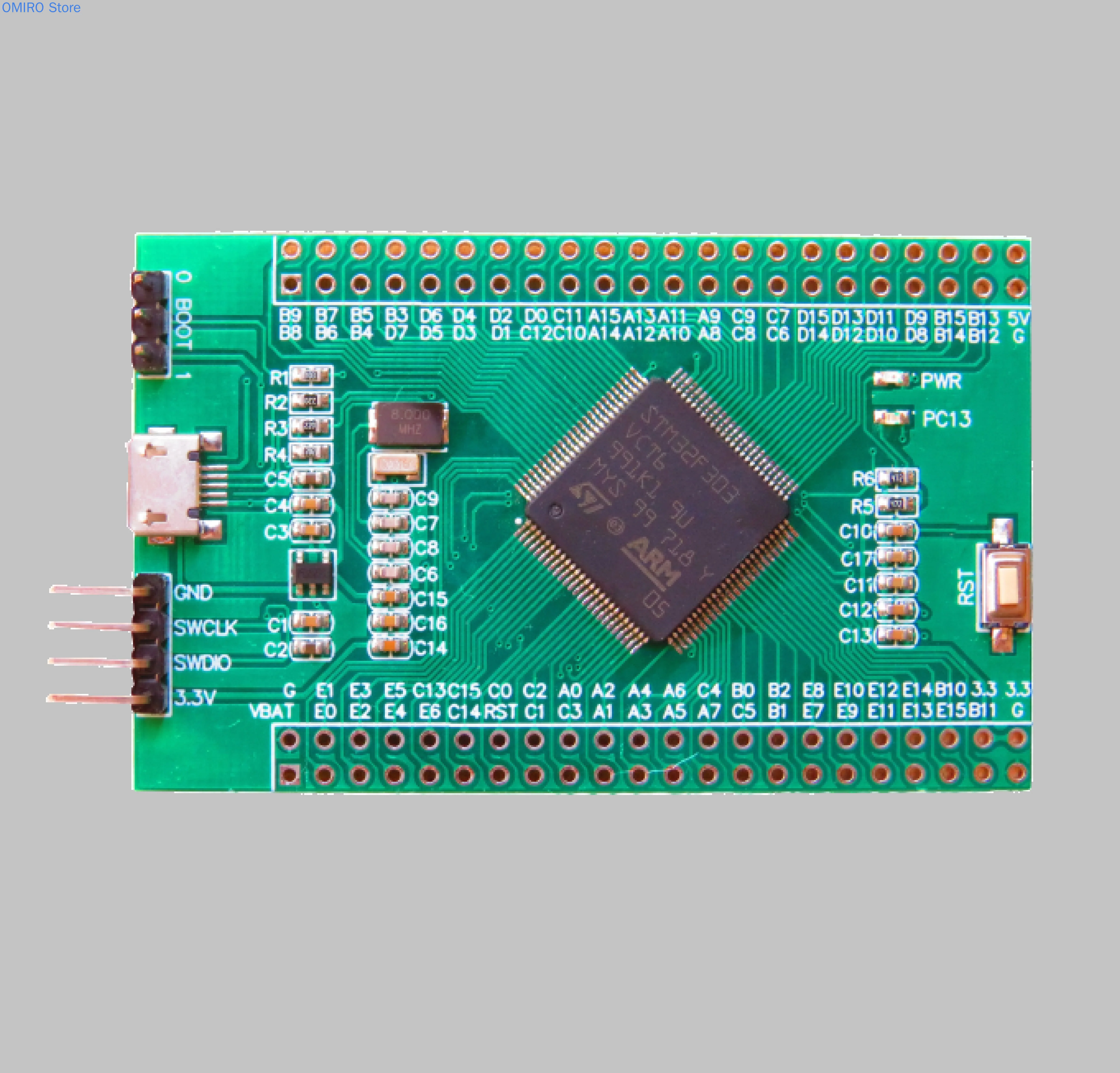 Stm32f303vct6 Core Board Large Capacity 100pin New F303 Minimum System Arm Development Board