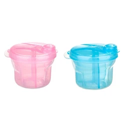 3-Grids Rotating Milk Powder Dispenser Portable Baby Milk Powder Formula Dispenser Baby Container Infant Mix Box