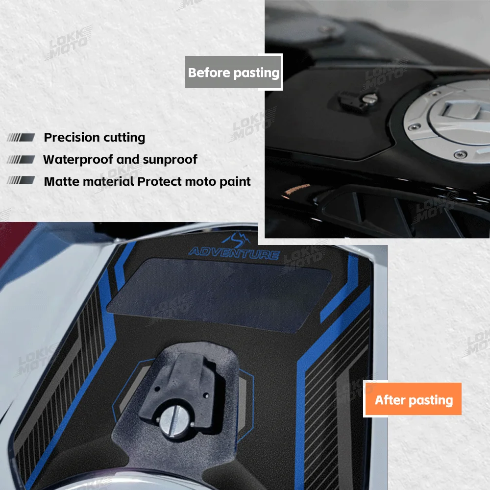 For R 1250 GS Adventure 2018-2024 2023 R1250 ADV Frosted Motorcycle Glove Box Protection Sticker Waterproof Accessories Decals 