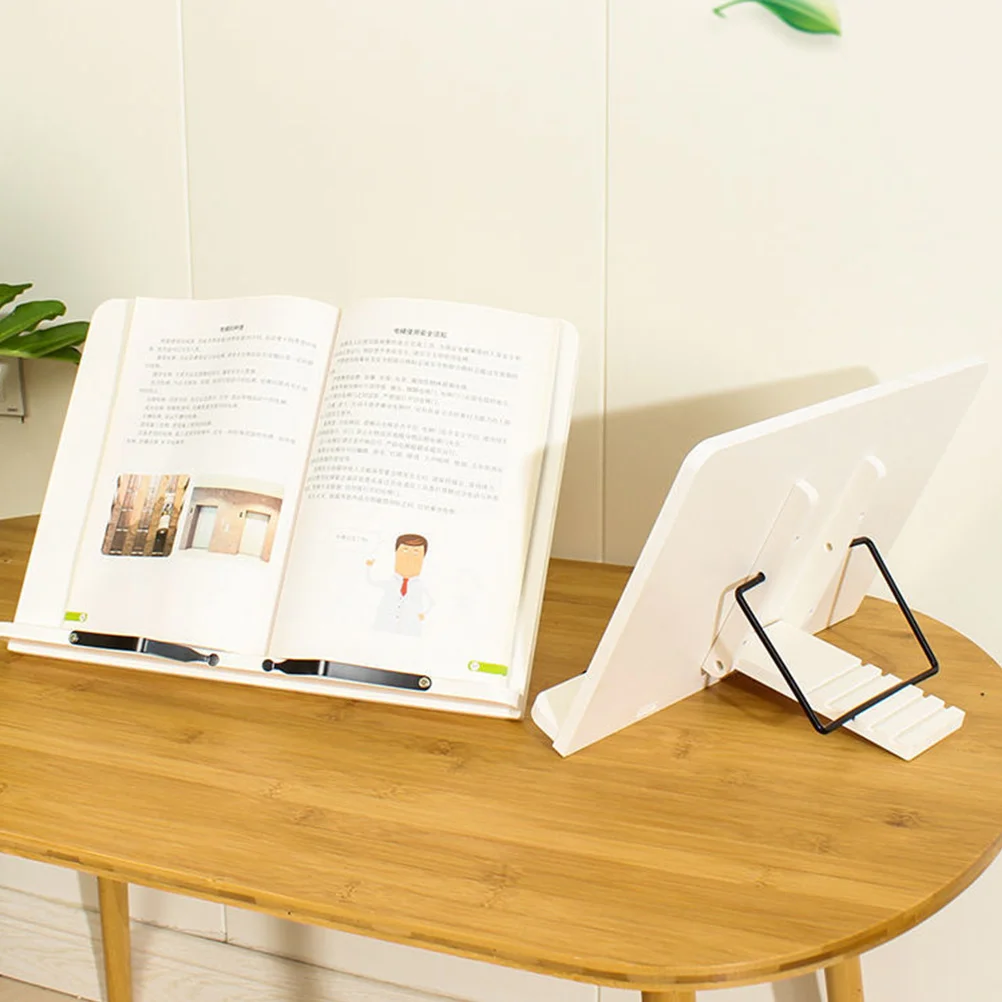 

Wood Book For Reading Display Textbook Stand Cookbook Holder Plate Stand Wooden Book Holder Gift For Family Friends