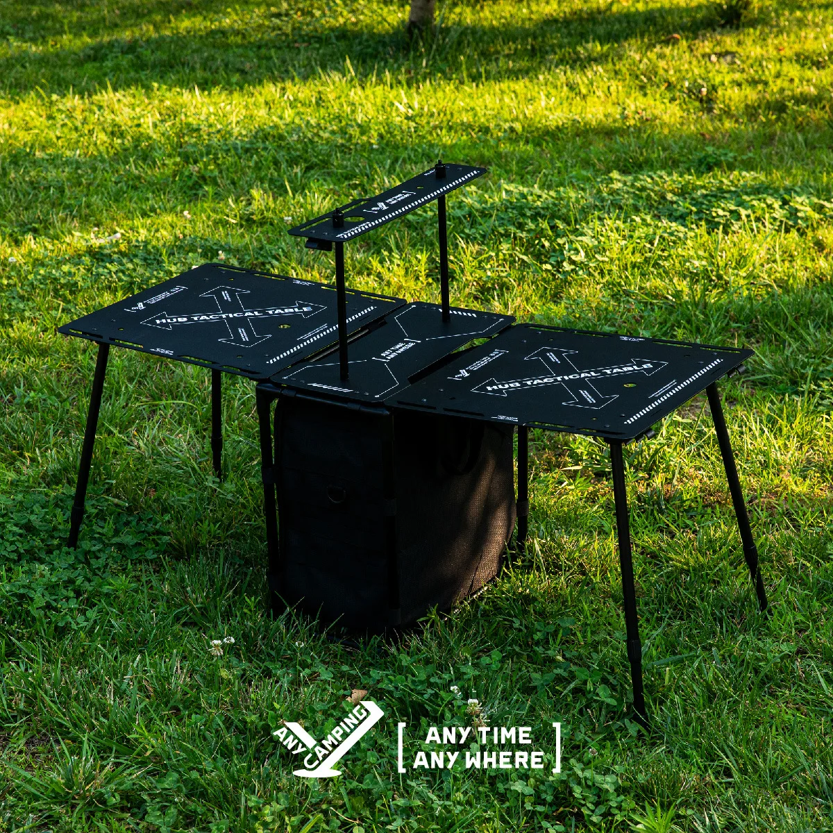 

Hxl outdoor camping table - detachable & foldable bbq table
