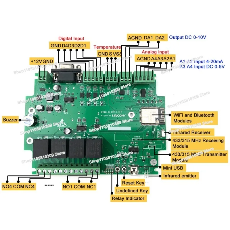 WiFi Bluetooth DIY Editable Automation Controller Module Suitable for Programming Beginners Teaching Demo