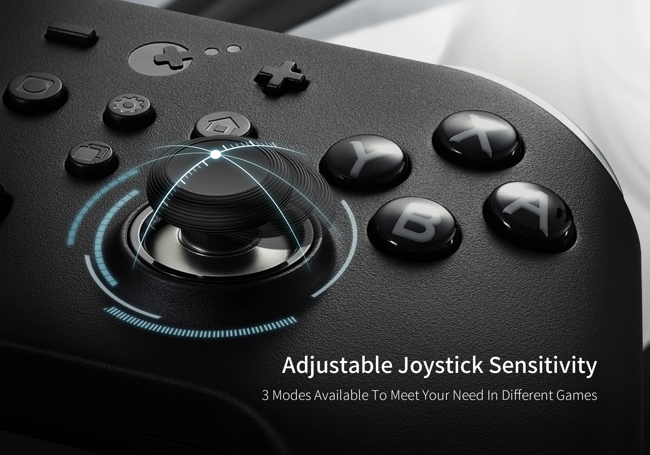 GuliKit Bluetooth-Spielcontroller mit TMR-Joystick und Hyperlink 2 Adapter für Windows/Switch 2/Steam Deck/iOS/macOS – Detail 14