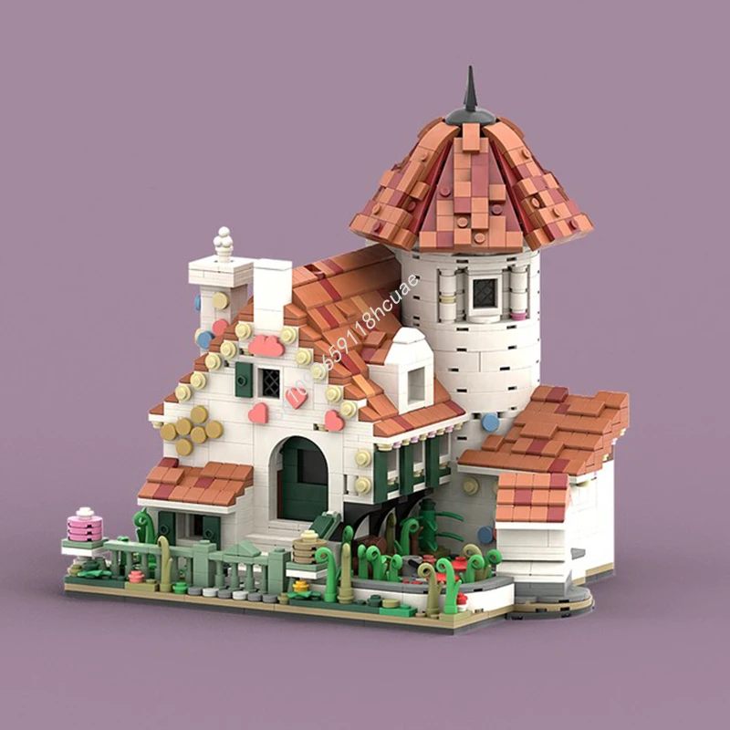 1721 pçs moc casa de gengibre modelo modular blocos de construção educação diy ideia crianças brinquedos criativos presentes natal