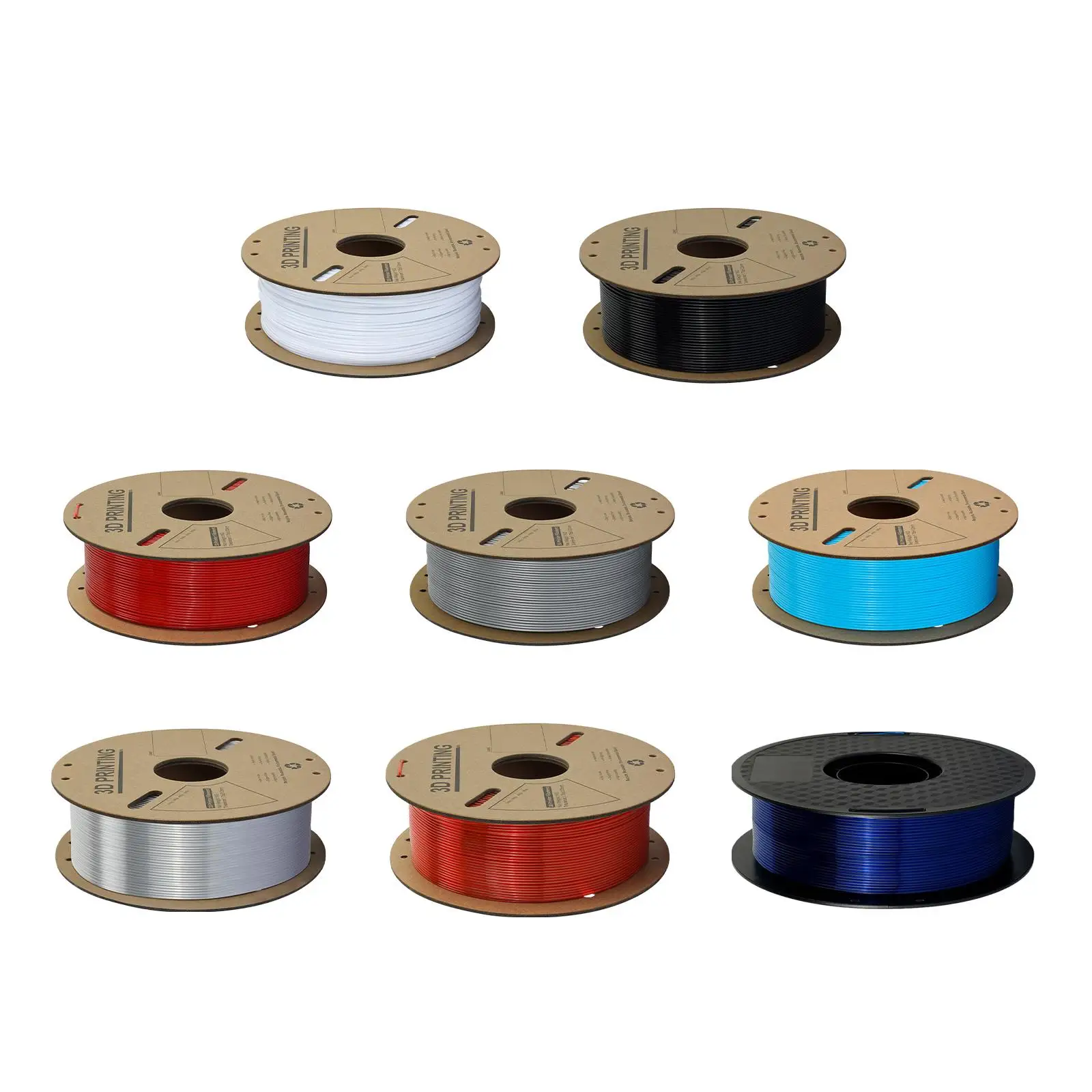 1.75mm Pla 3D Printers Filament Good Shaping Professional Neatly Wound 3D Printing Filament Bundle Easy to Use Clog Free