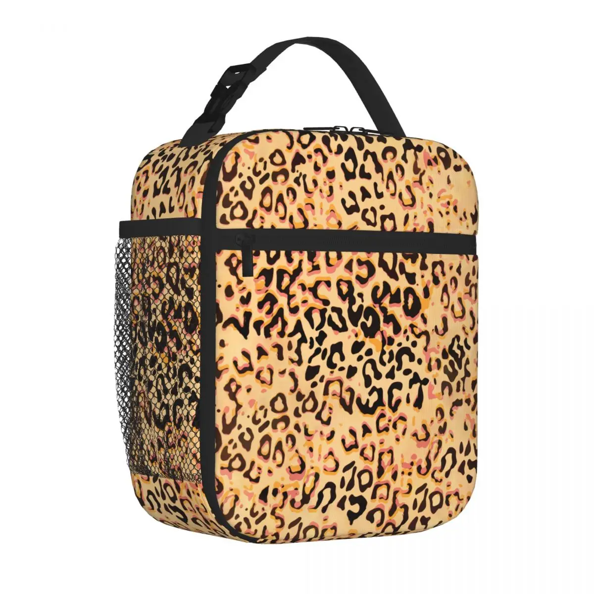 Bestselling Leopard Print Military Style Lightweight Lunch Bag Balanced Diet Pack Insulated Snack Tote