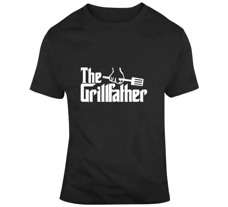 The Grillfather Parody Fathersday Bbq Chef T Shirt