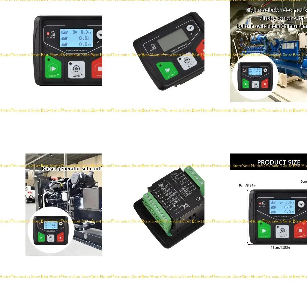 

12PD Programmable Fuels Generator Controllers Modules Auto Start Stop for Generators