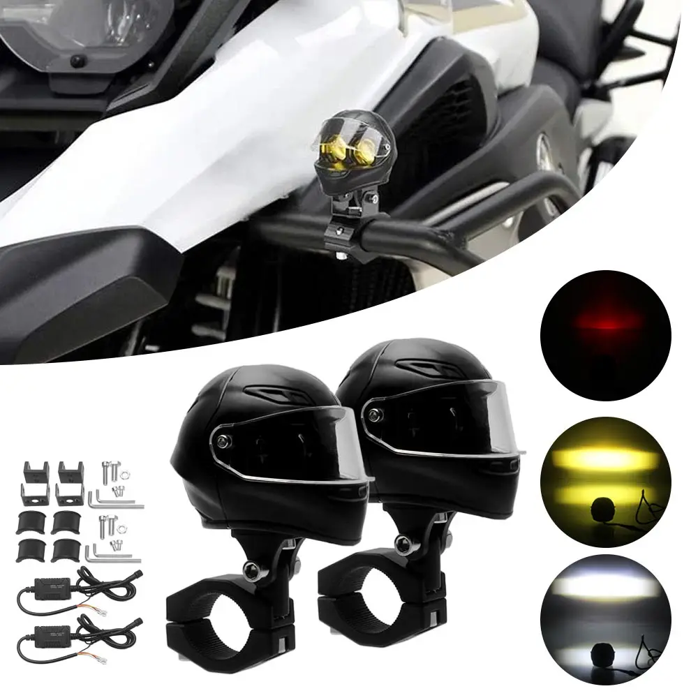 

Motorcycle Front Headlight Fog light 12V LED Lens Spotlights Projector Light For SUV ATV UTV 4X4 Car Tractor 4WD Boat Motorcycle