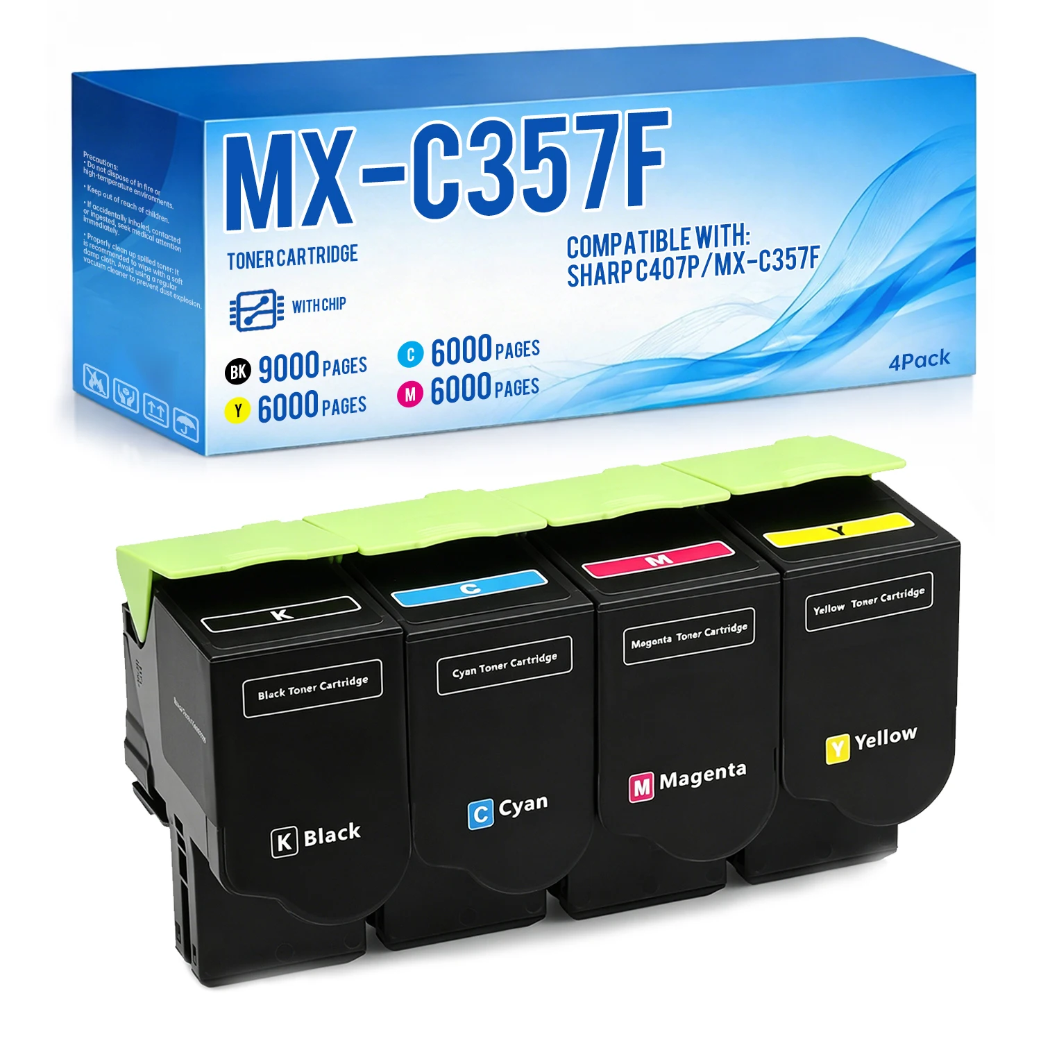 

Compatible Sharp MX-C35TB MX-C357F Toner Cartridge for C407P – Color Laser Printer