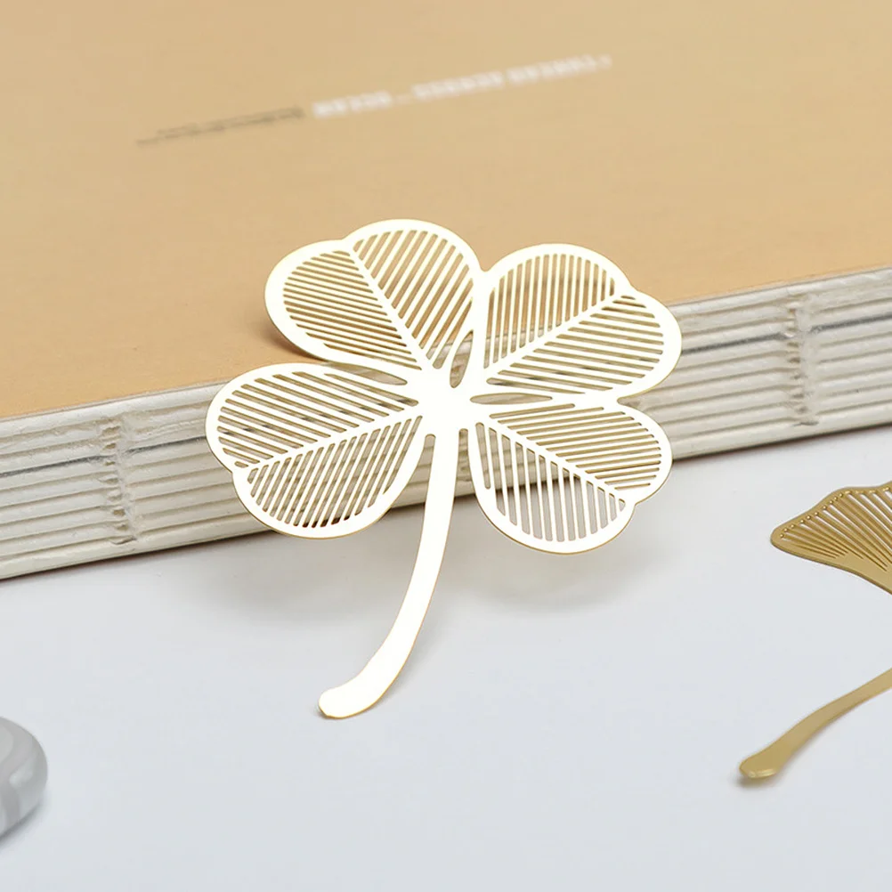 

2pcs Creative Vintage Brass Leaf Vein Bookmark Dragonfly Leaves Book Marks for Book Luxury Business Gift for Teachers Student Gi