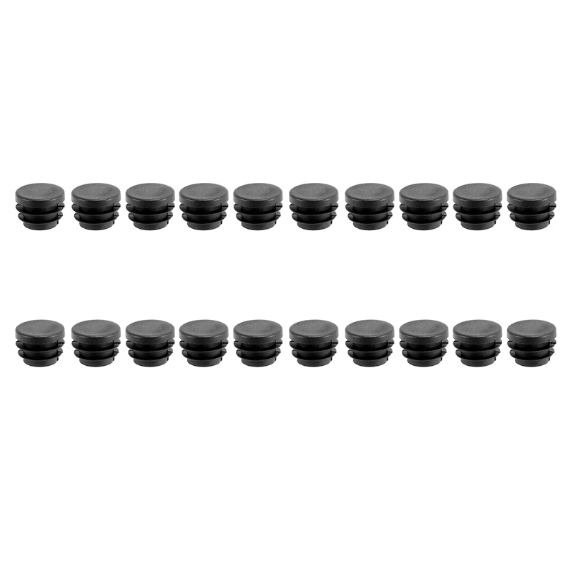 

Blanking End Caps Round Tube Insert Cover 19Mm Dia 100 Pcs Black