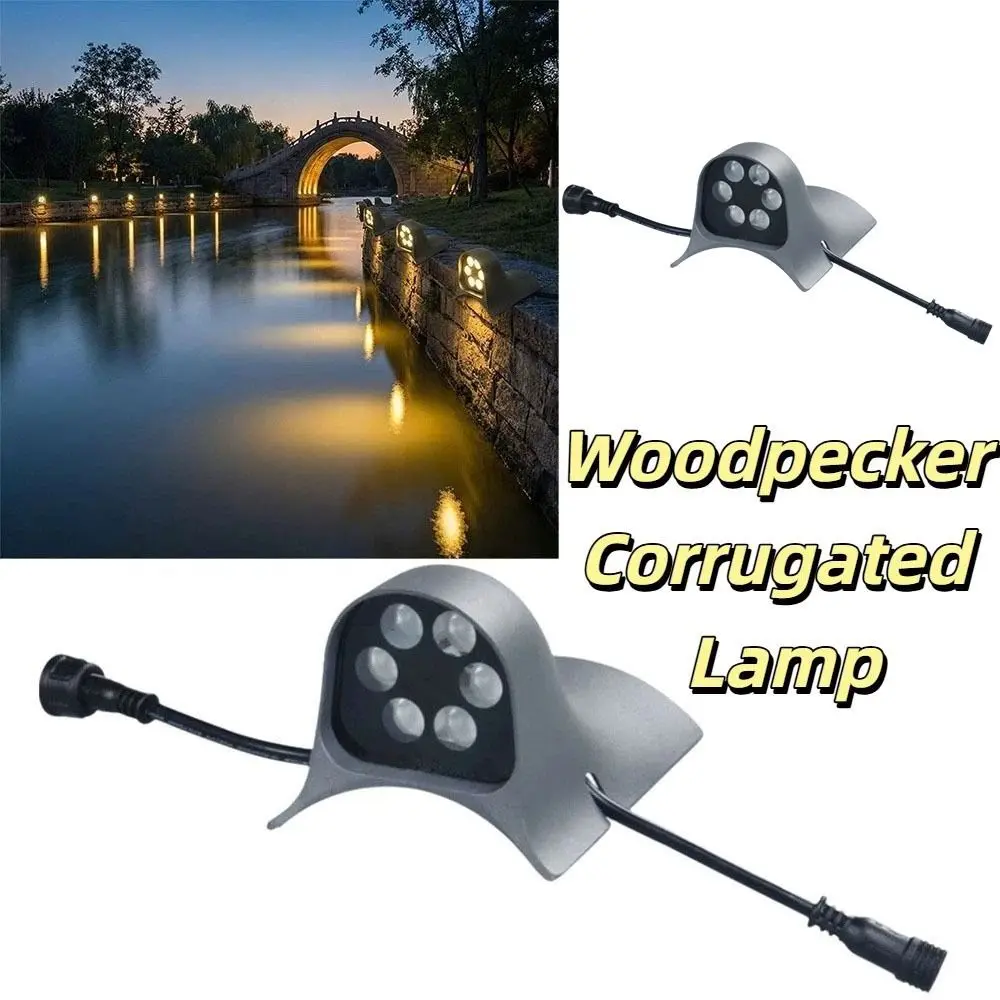 

6W Power LED Tile Light Energy Saving Waterproof Design Woodpecker Corrugated Light LED Technology Aluminum Housing