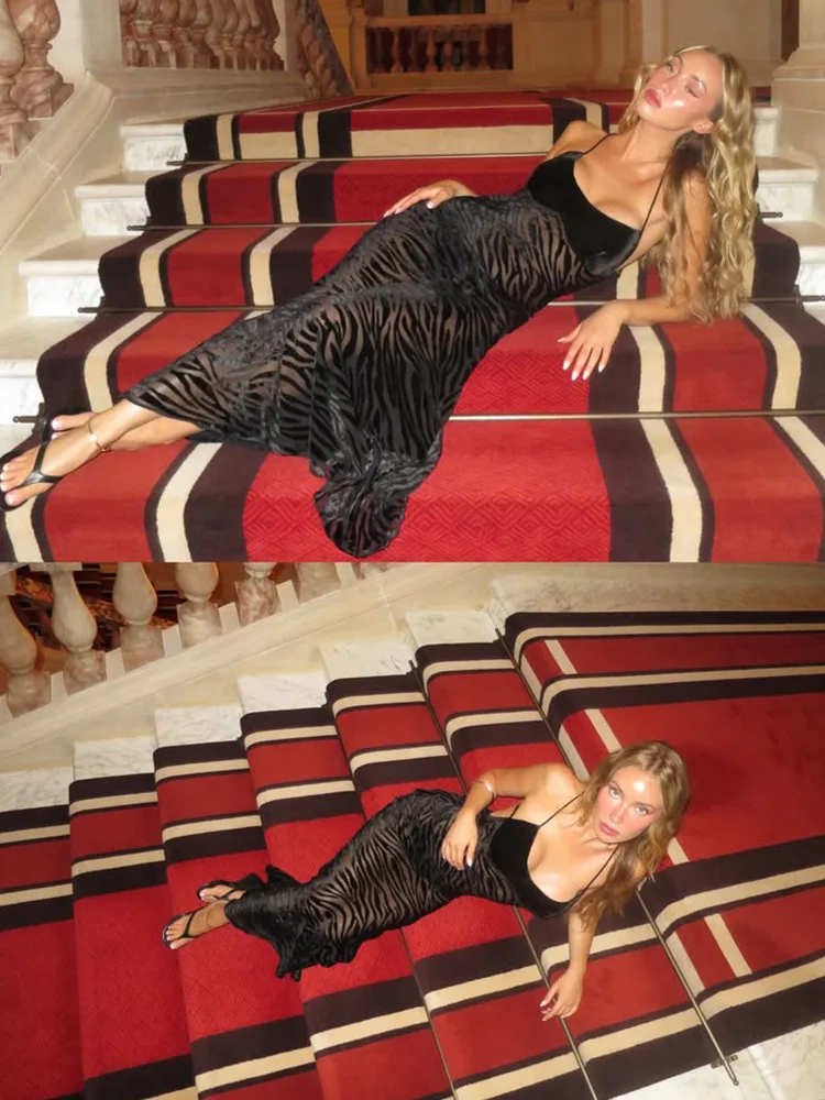 CNYISHE メッシュパッチワークホルターバックレスシアーレディースドレスファッションセクシークラブ衣装ヒップラップボディコンパーティー女性スリムローブ