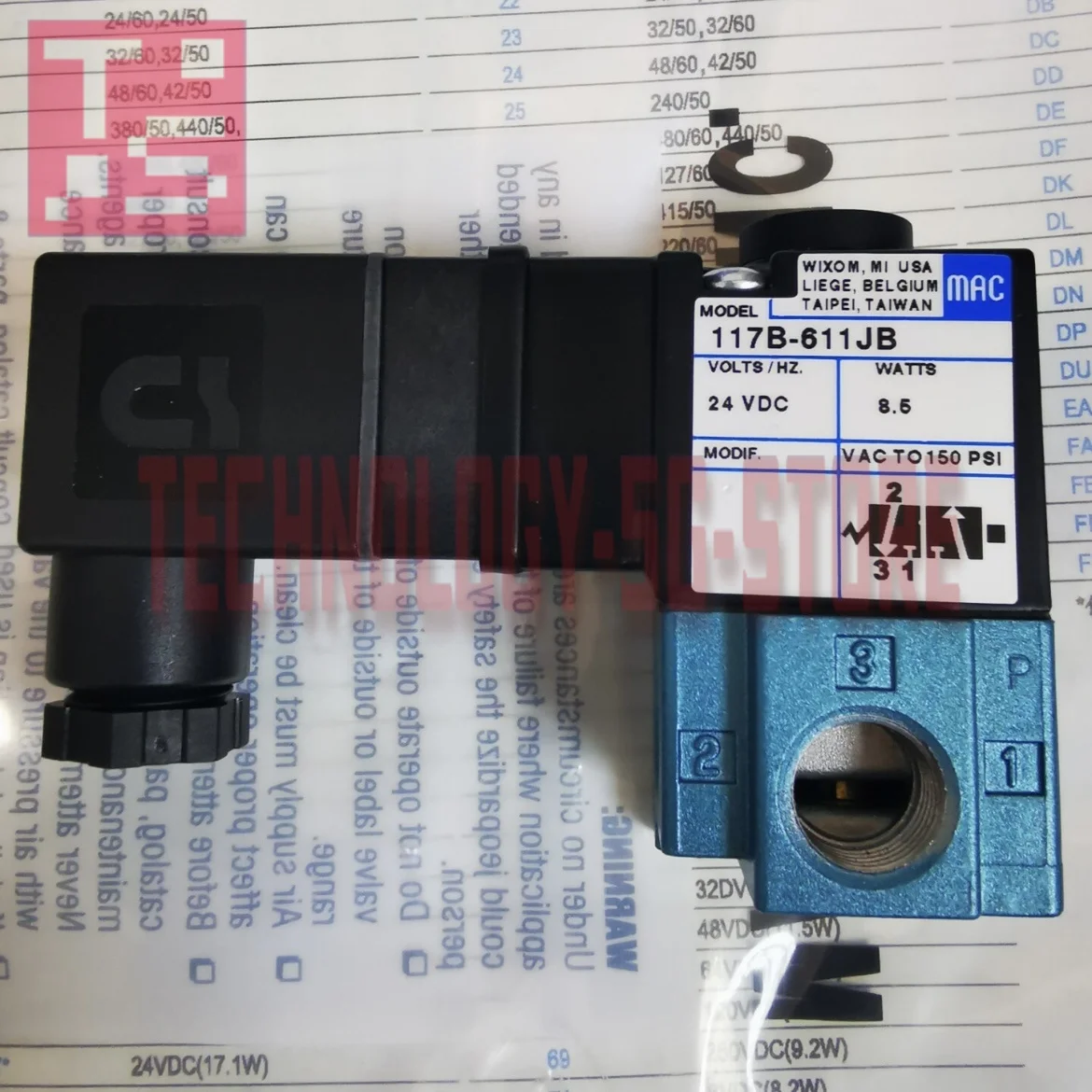 válvula solenóide 117B-611JA 117B-611JB 117B-611JJ nova na caixa