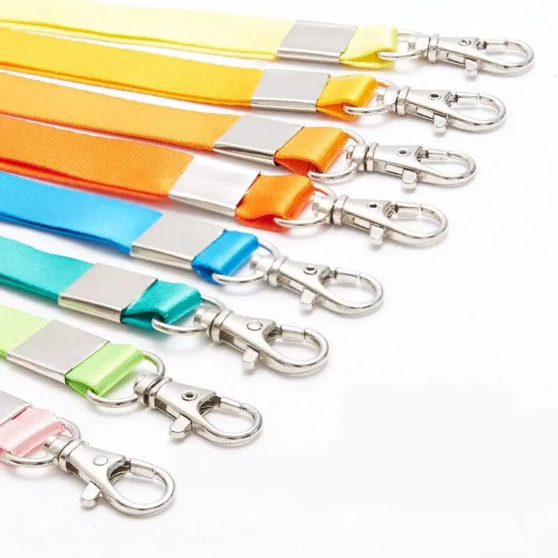 Multicolor Keychain Lanyard for ID Tag Business Pass Work Card Holder Neck Strap ID Name Badge Holder Working Permit Lanyards