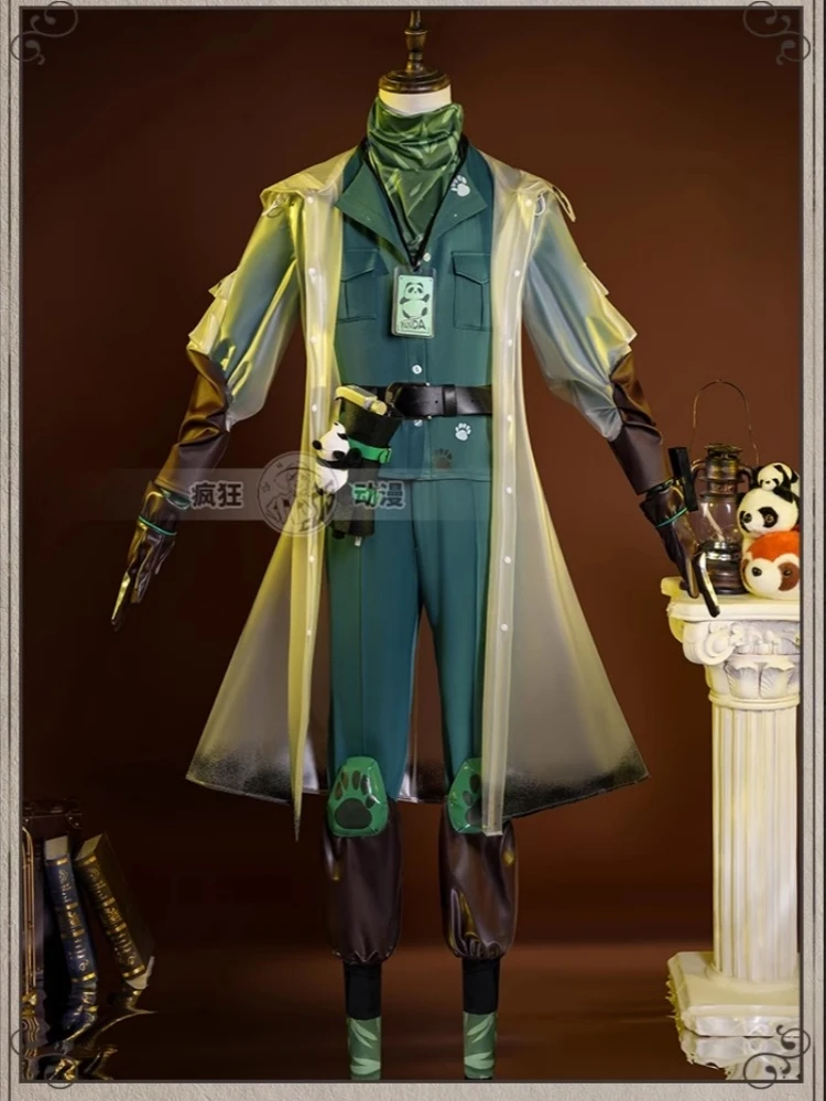 Grave Keeper Cosplay Game Identity V Andrew Kreiss Cos Anime Fashion Panda Summer Uniform Role Play Clothing Halloween Costume