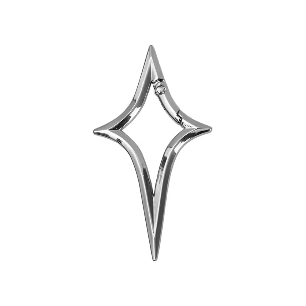 Cross Shaped Star Hook Buckle Keychain