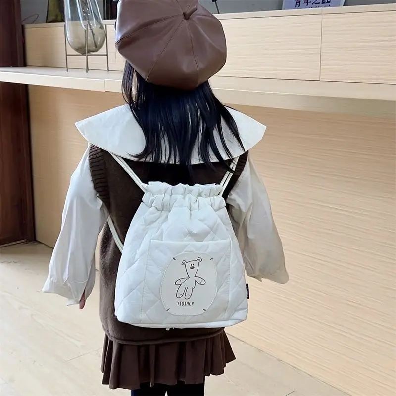 Cute Bear Kids Backpack Korean Children\'s Bag for Girls Cute Kindergarten Backpack for Boys Casual Kid Bag Backpack