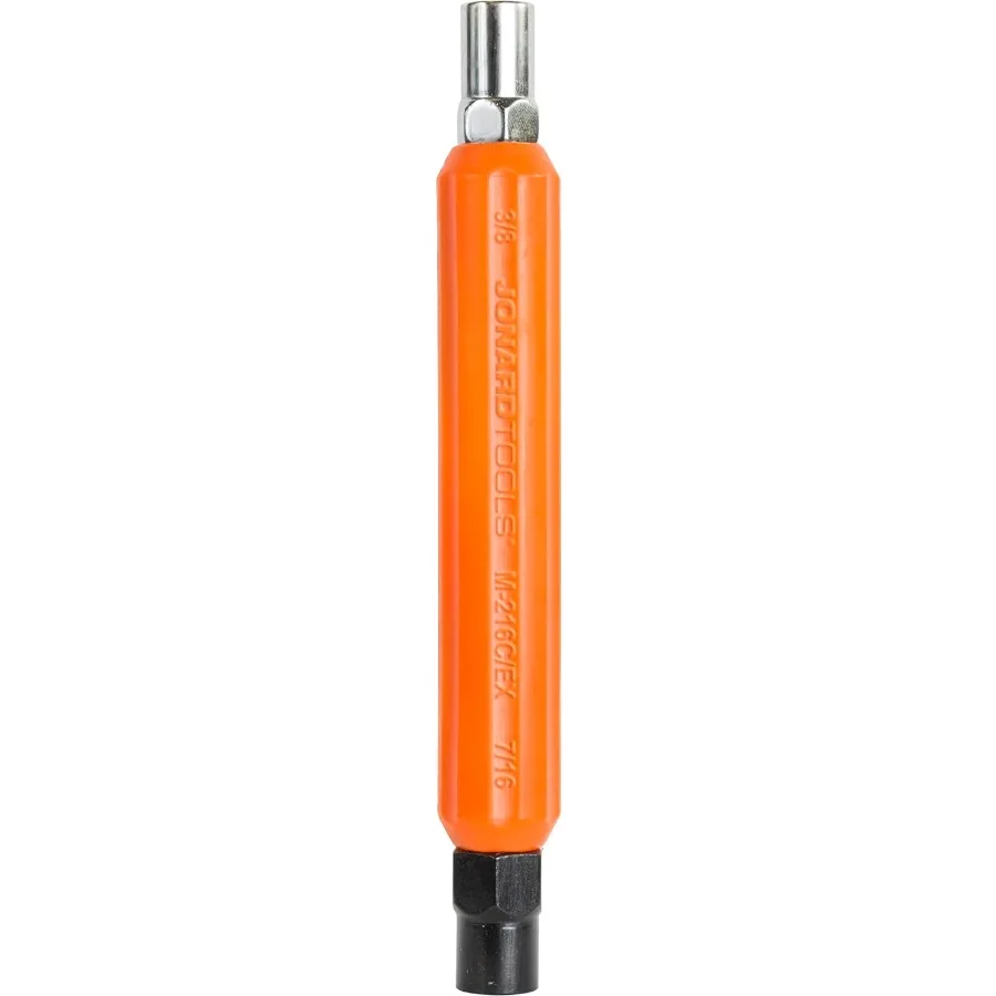 

M216C EX Ударопрочный шестигранный ключ с 7 16 и 3 8 шестигранными головками и эргономичной ручкой, диаметр 7, длина снаружи