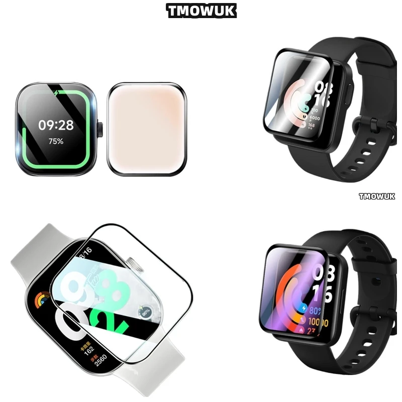 

For Xiaomi Redmi Watch 2 3 4 5 Lite Active MOVE, Seamless PMMA Film, Anti-Reflective