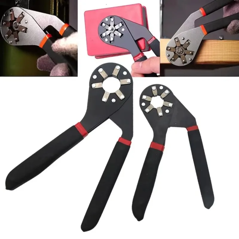 New 6/8 Inch Magic Wrench Household Maintenance Adjustable Twisting Hand Clamping Socket Outer Hexagonal Multifunctional Tool