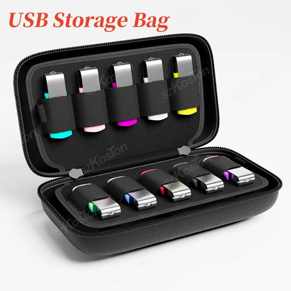 USB Flash Drive Case Storage Case Houder USB Flash Drive Opbergtas Elektronische Accessoires Organizer Voor USB Flash Drive Pen