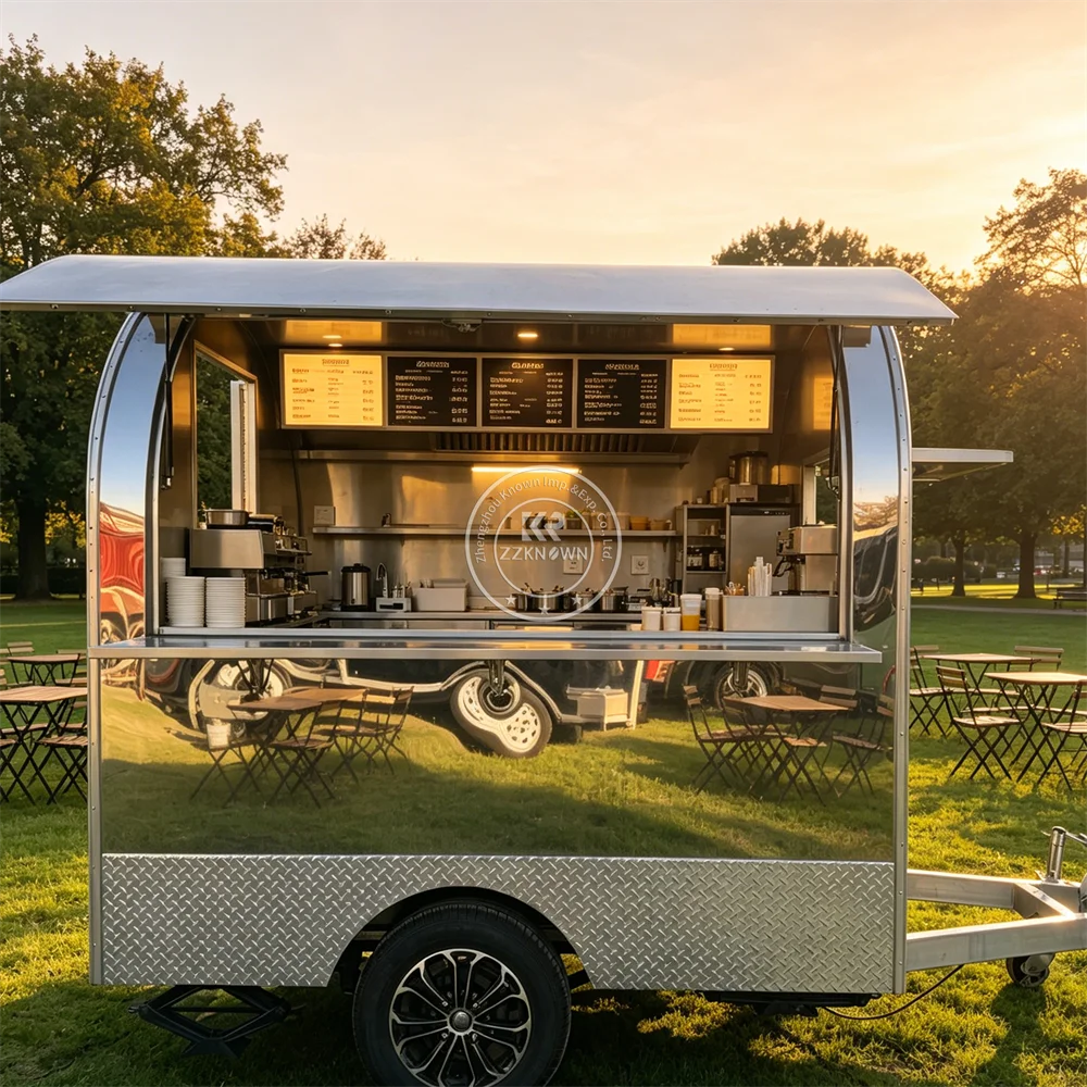 Hot Dog Vending Cart - Concession Food Trailer Mobile Pizza Taco