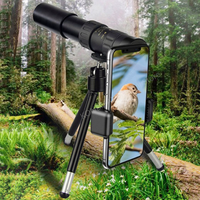 High Definition Portable Monocular Remote 10-300x40 Zoom Telescope Professional Metal High Magnification Low Light Night Vision