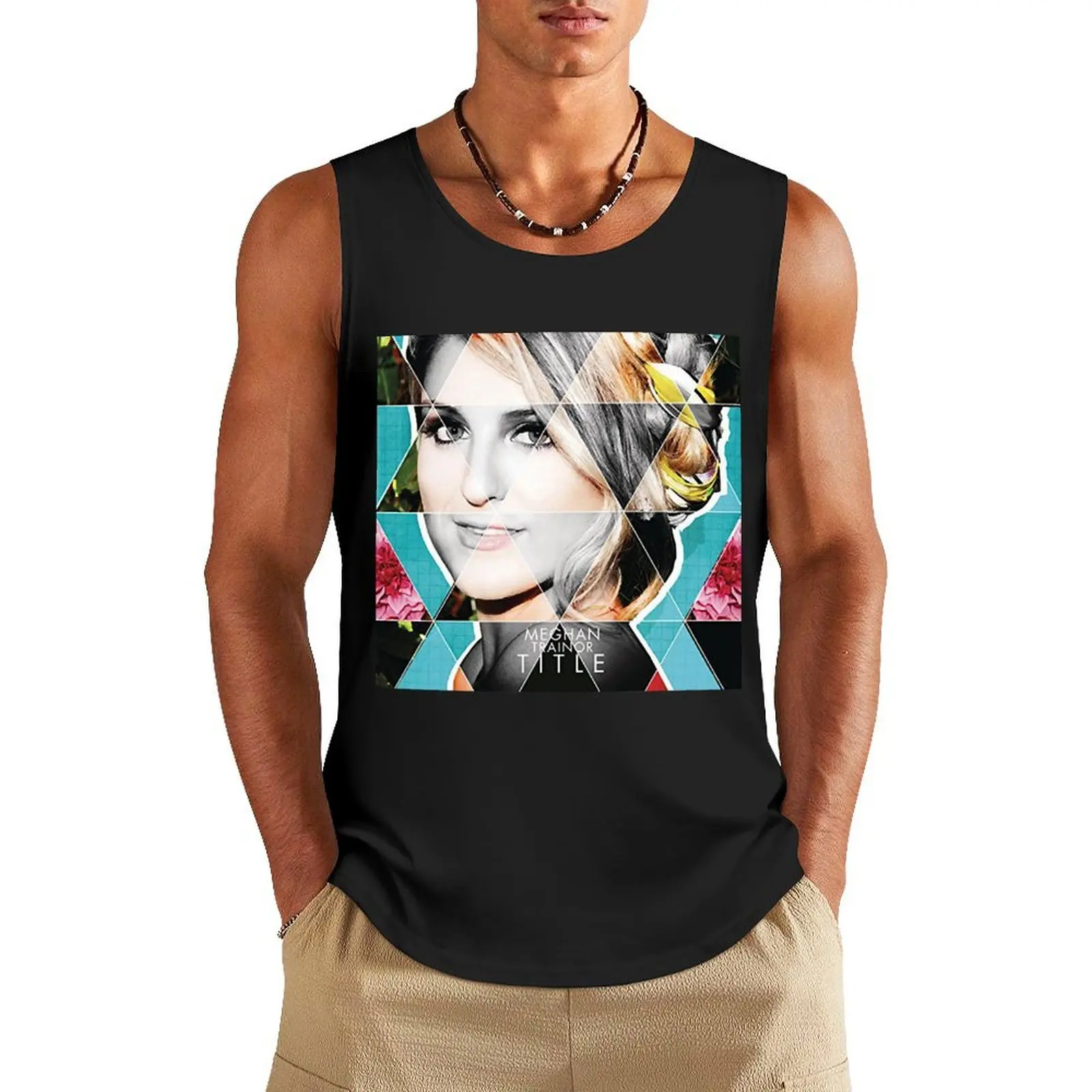 

Love Funny Man Meghan Trainor Gifts For Everyone Tank Top Sportswear for men Body man clothes for men