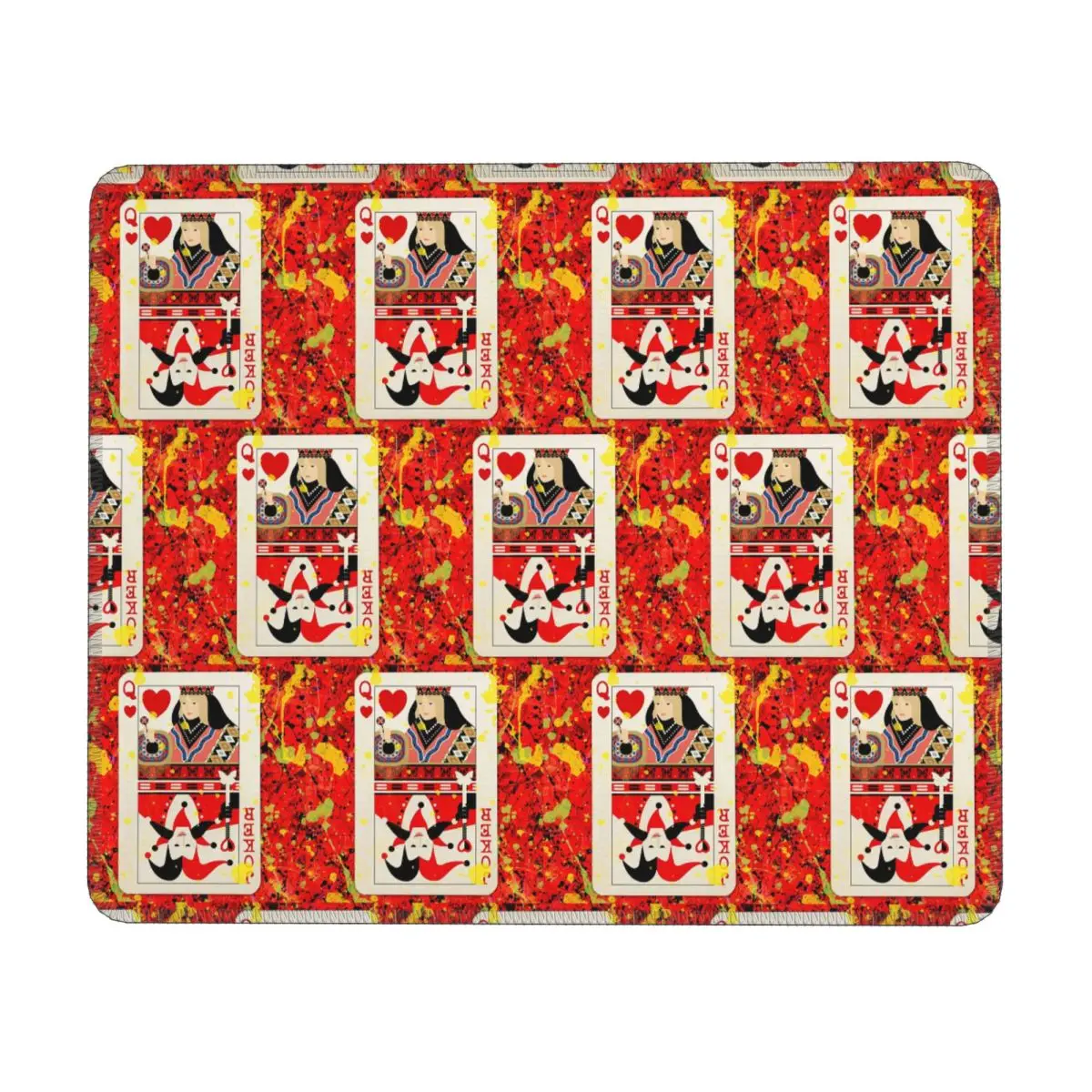 Casino Nights Red Queen Of Hearts Multi-size Mouse Pad Computer Keyboard Mouse Mat Gaming PC Laptop Desk Mat  Table Mats
