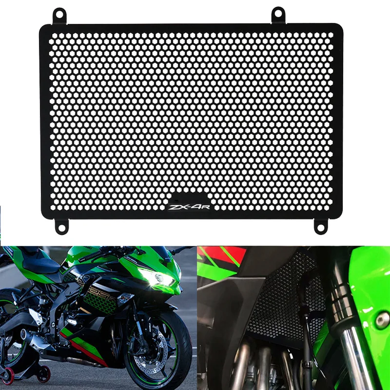 

Motorcycle Radiator Grille Guard Protector Grill Cover For ZX4R ZX4RR ZX-4R ZX-4 RR ZX-4R ZX-25R 2020 2021 2022 2023 2024