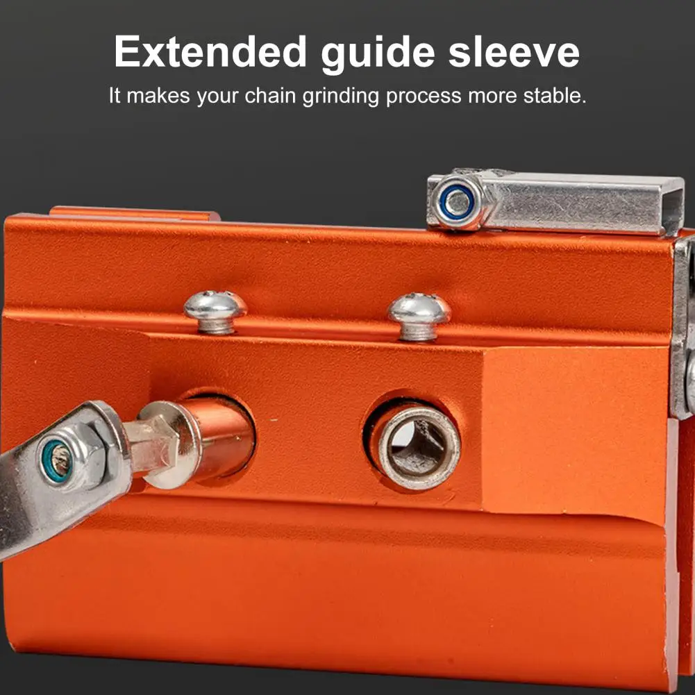 Saw Chain Sharpener Precision Chainsaw Sharpener Universal Chainsaw Sharpener with Angle Guide Interchangeable for Precise