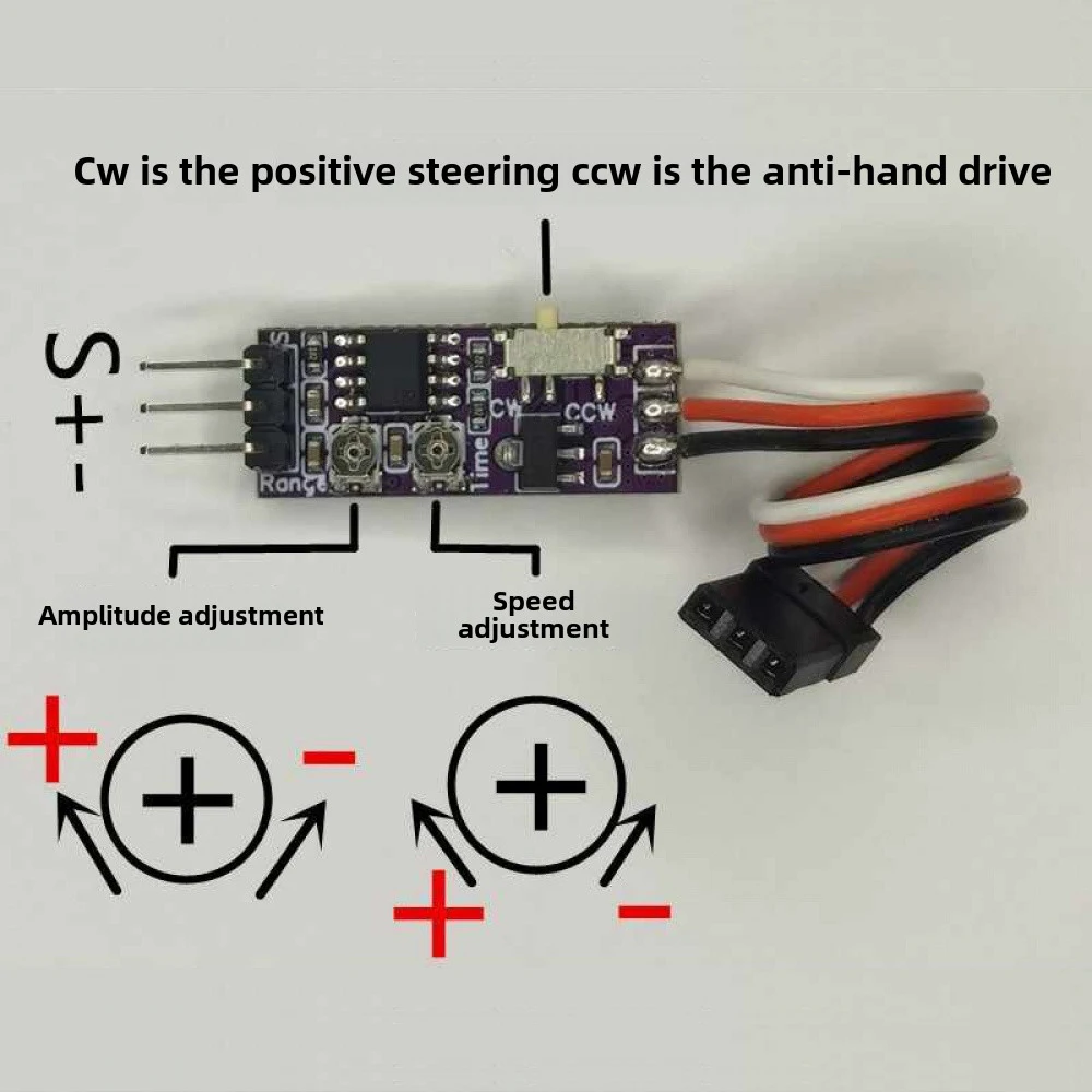 

Multifunctional Servo Controller Steering Gear Control Module Converter 5-30V Input Multifunction Signal Control for RC Model