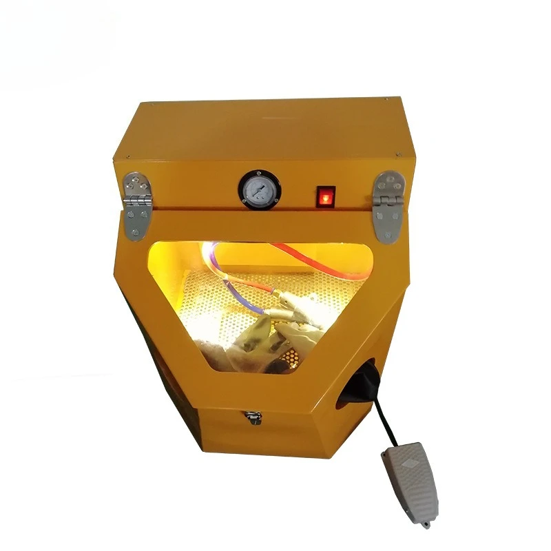 Experimental dry blasting machine directly from the manufacturer Small desktop blasting machine