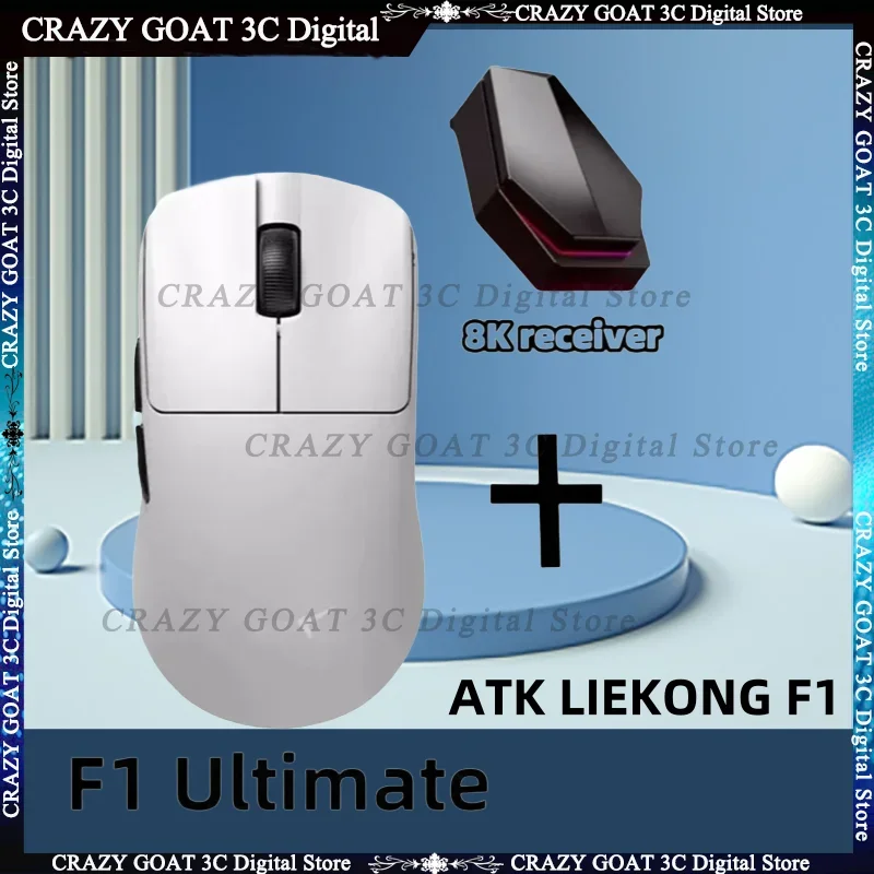 

ATK blazing F1 Ultimate Gaming Mouse Paw3950 Pro Nordic52840 8000hz Dual Mode Wireless 38g Ultra Lightweight Esport Fps Mice