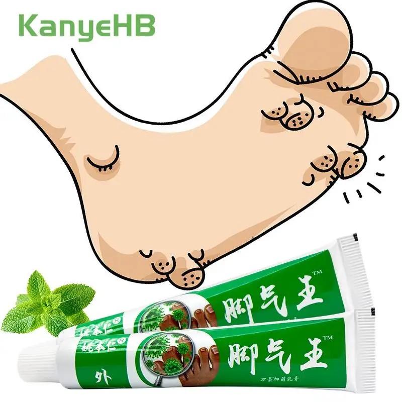 

2pcs Foot Beriberi Treatment Cream For Feet Odor Peeling And Itching Antibacterial Athlete Foot Care Medical Ointment A1066