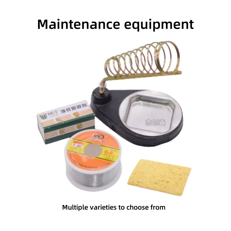 

Maintenance Equipment: Rosin, Solder Wire, Soldering Iron Stand, Sponge, Soldering Flux Consumables, Soldering Iron,