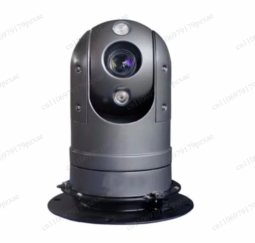 36X Infrared Waterproof Vehicle Mounted PTZ Dome Camera Night Vision CCD Sensor H.265 Video Compression 1-Year Warranty