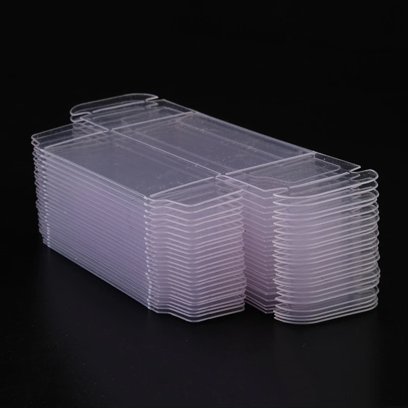 10/20/50pcs PVC Display Box Transparent PVC Box Universal Transparent Plastic Packaging Box